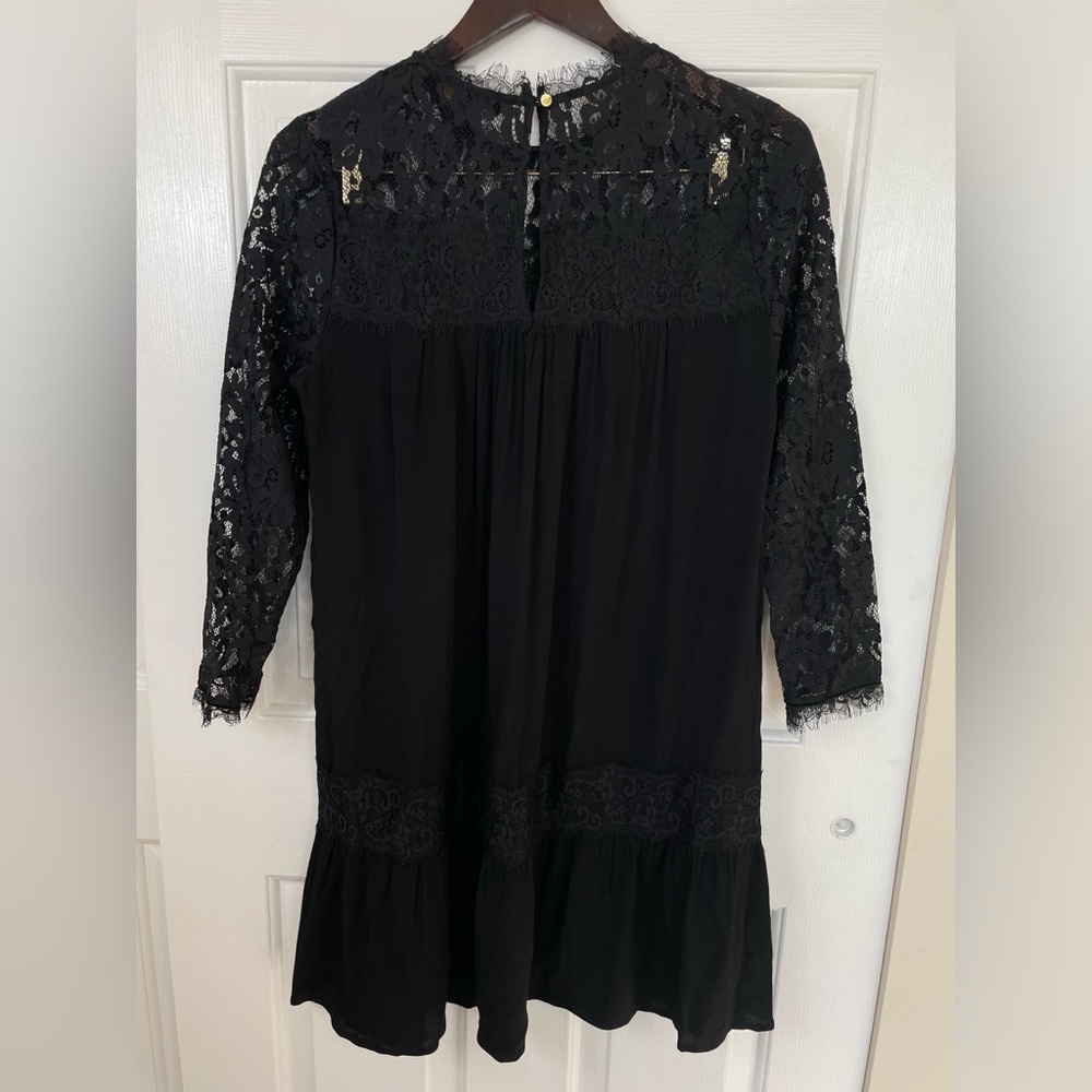 Juicy Couture Black‎ Label Medium Babydoll Lace Flare Lined Party Dress Women’s - Picture 6 of 14
